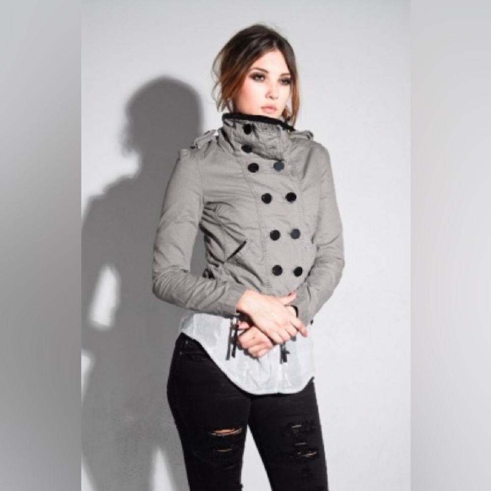 OBEY Grey/Gray Jacket M